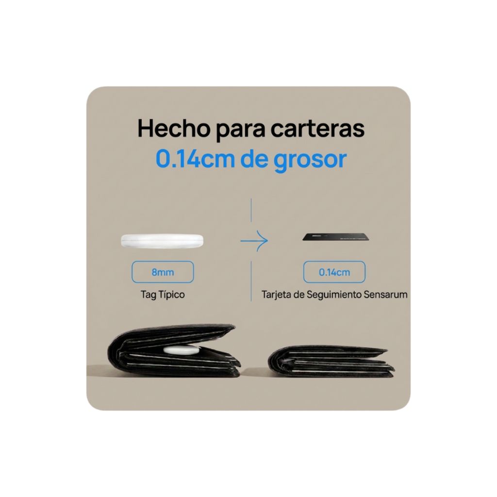 Sensarum. Tarjeta de Seguimiento