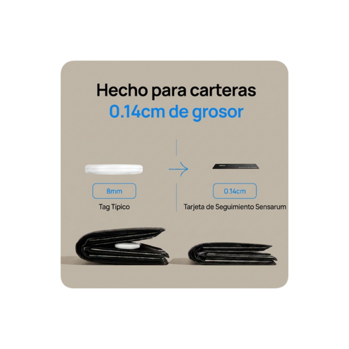 Sensarum. Tarjeta de Seguimiento